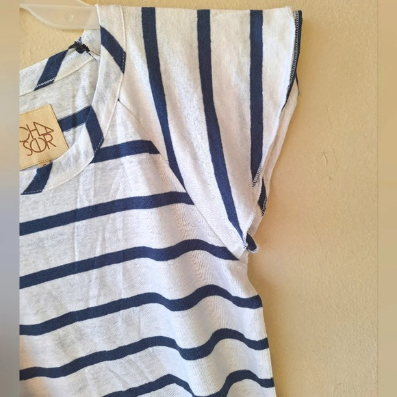 Chaser Striped Cap Sleeve T-Shirt size S - Picture 5 of 7